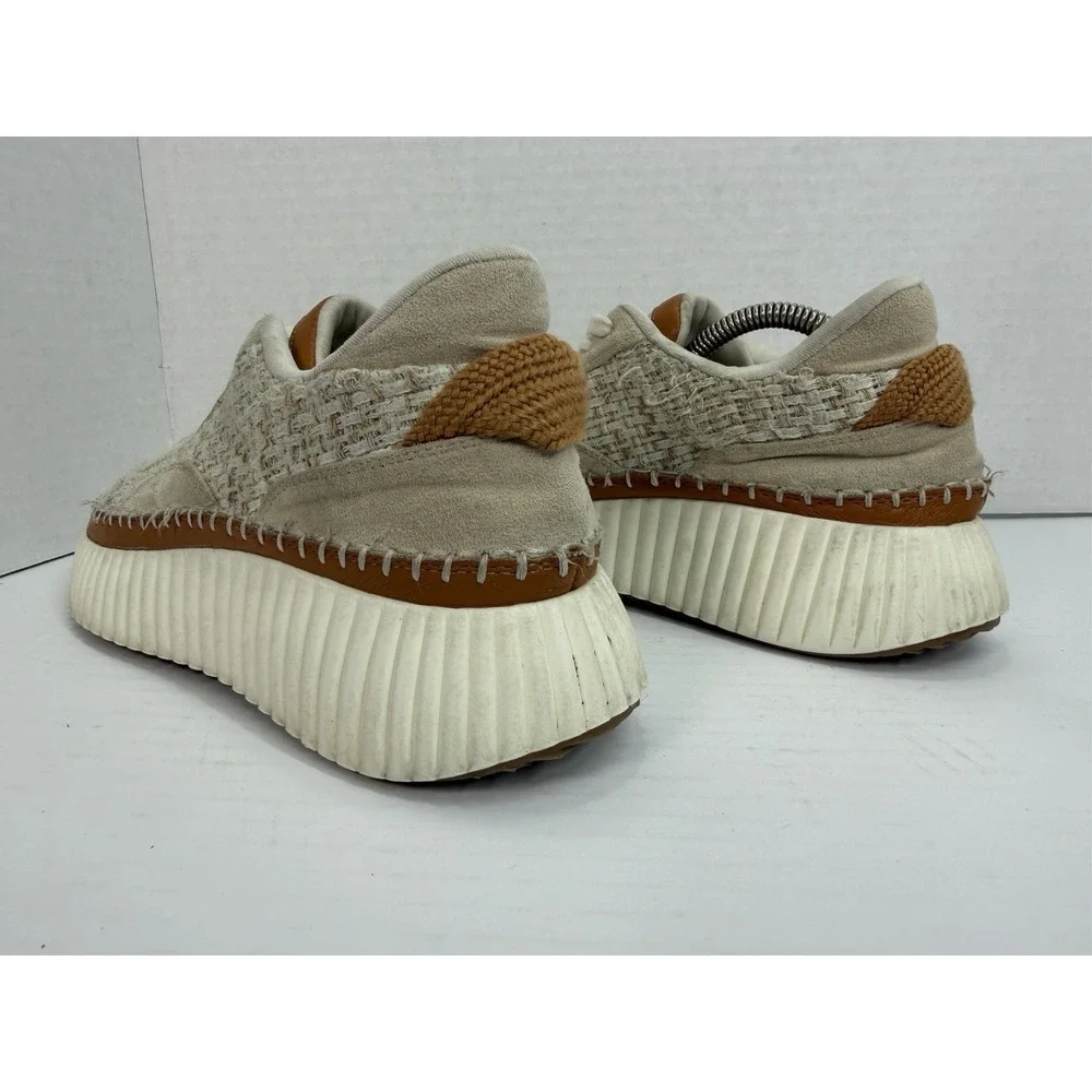 Coconuts by Matisse Go To Platform Sneakers Woven‎ Tweed Women's Size 8.5